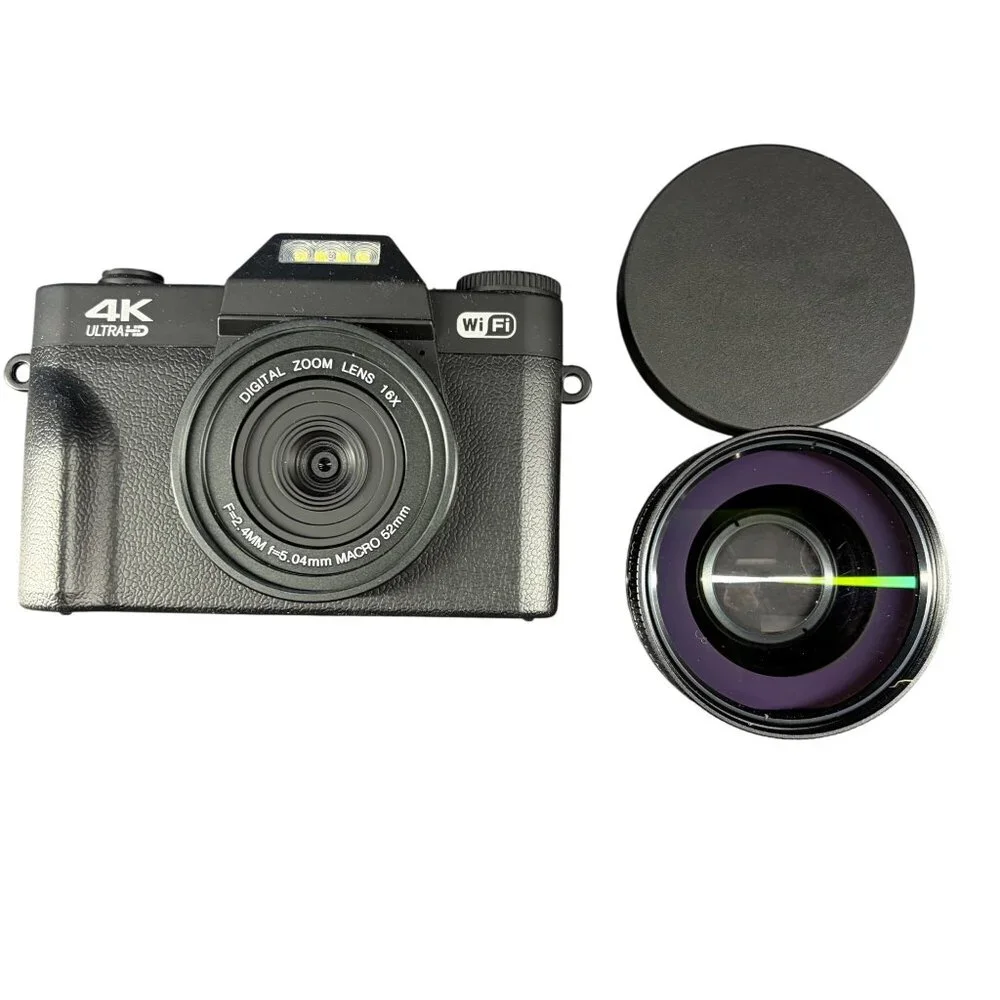 4K Ultra HD Digital Camera With WiFi 16X Zoom Lens UHD-WX01-WX02 For Photography - Picture 5 of 10